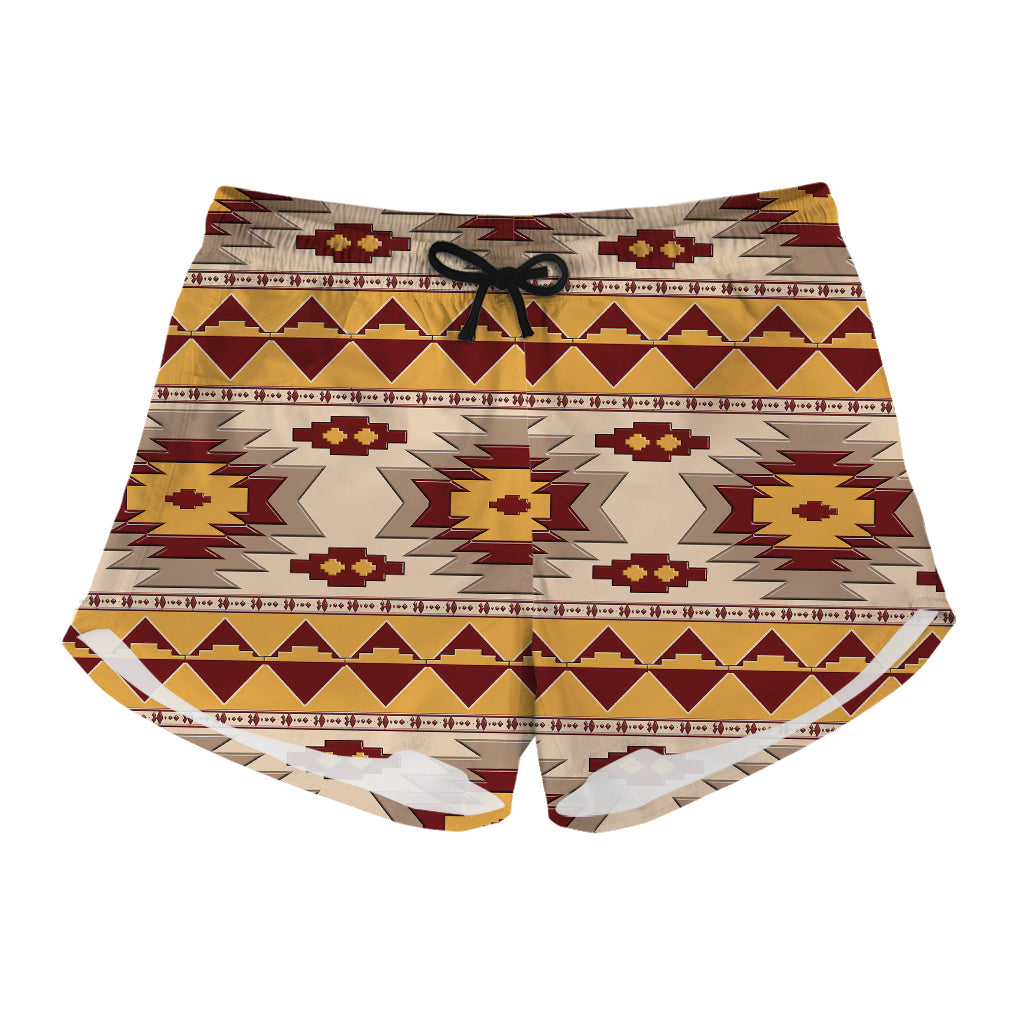 Tribal Southwestern Navajo Pattern Print Women's Shorts