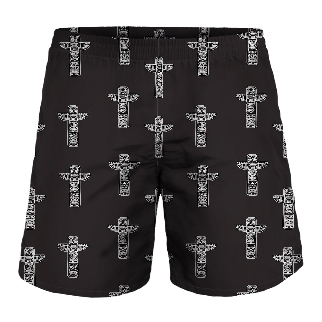 Tribal Totem Pattern Print Men's Shorts