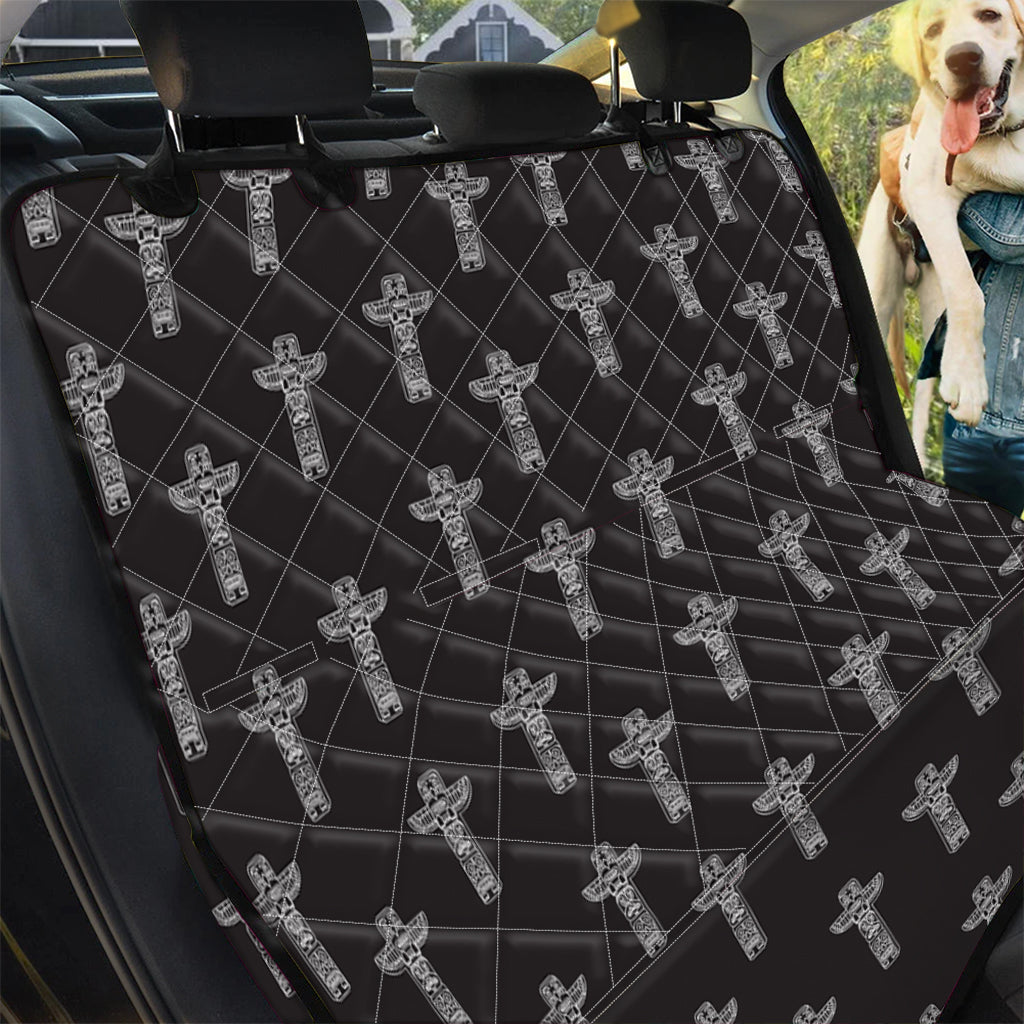 Tribal Totem Pattern Print Pet Car Back Seat Cover