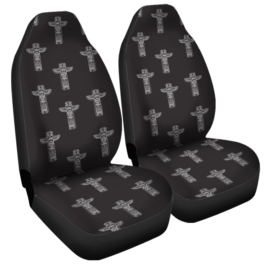 Tribal Totem Pattern Print Universal Fit Car Seat Covers