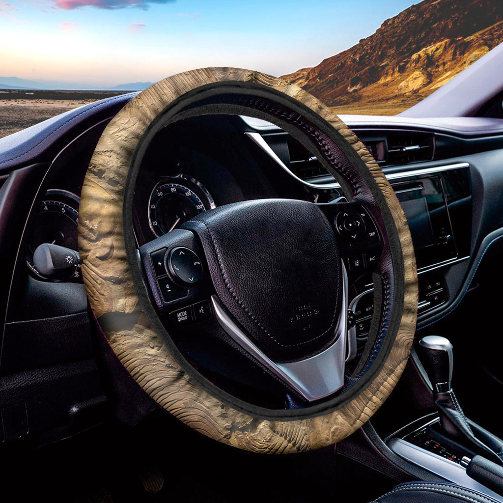 Trilobite Fossil Print Car Steering Wheel Cover