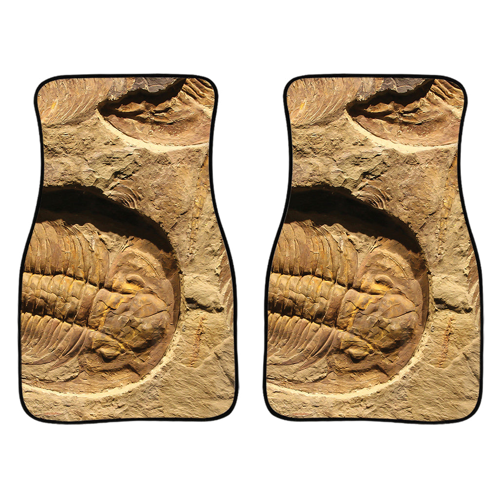 Trilobite Fossil Print Front Car Floor Mats