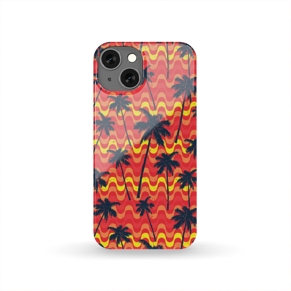 Trippy Palm Tree Pattern Print Phone Case