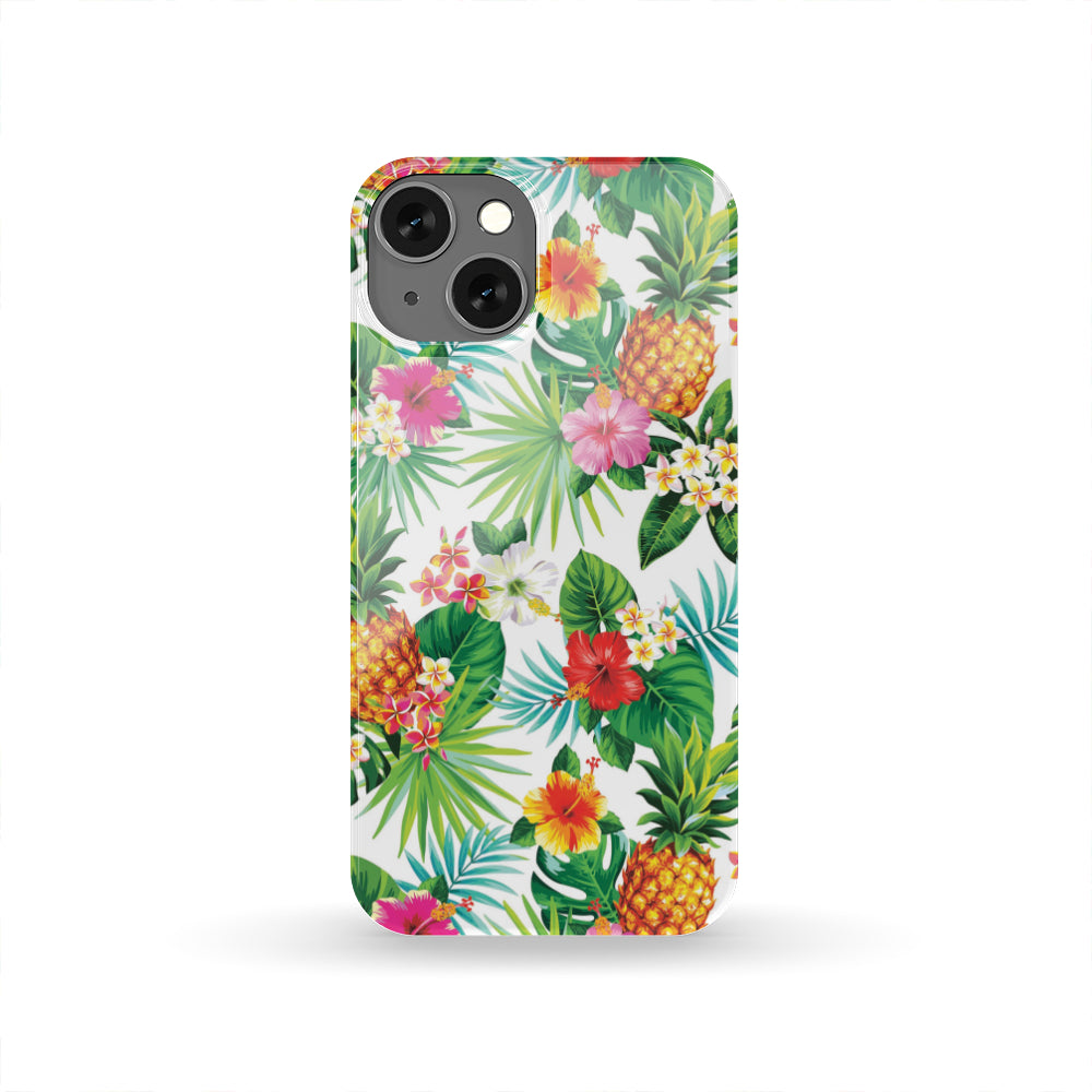 Tropical Aloha Pineapple Pattern Print Phone Case