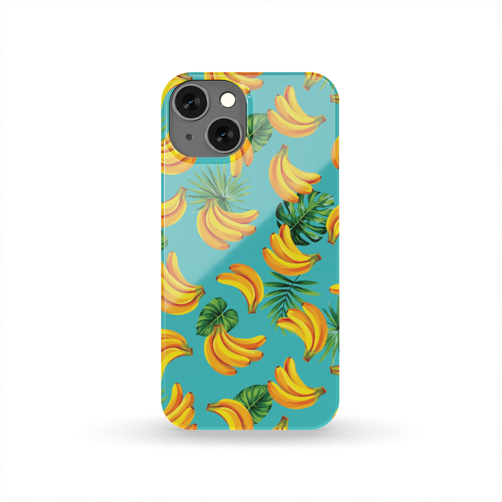 Tropical Banana Leaf Pattern Print Phone Case