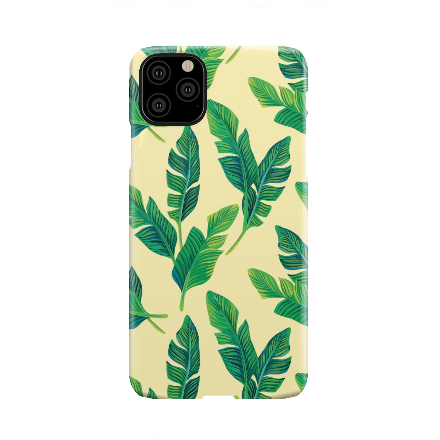 Tropical Banana Palm Leaf Pattern Print Phone Case