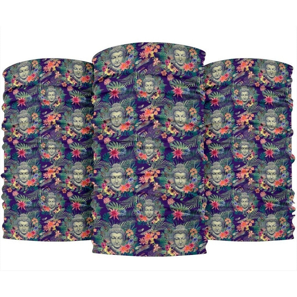 Tropical Buddha Print 3-Pack Bandanas