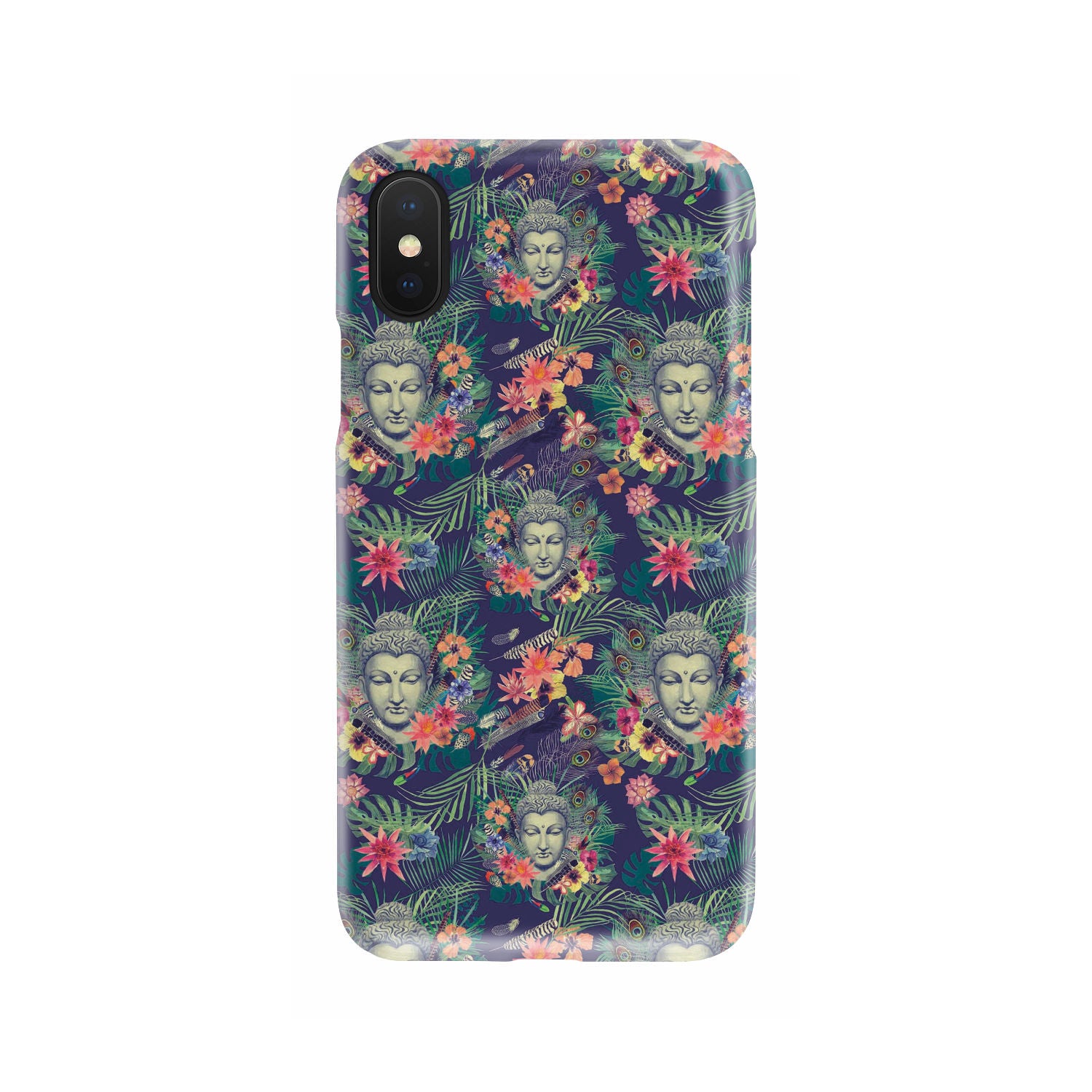 Tropical Buddha Print Phone Case