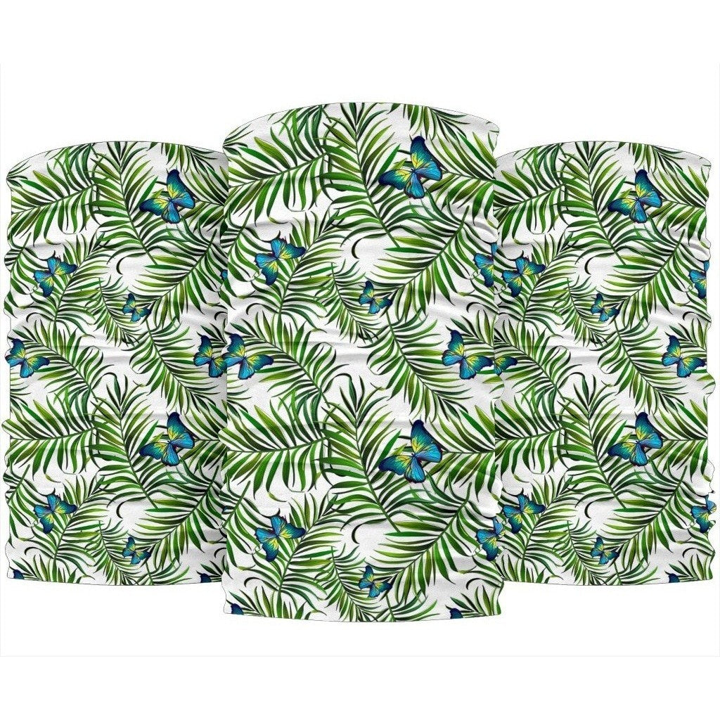 Tropical Butterfly Pattern Print 3-Pack Bandanas