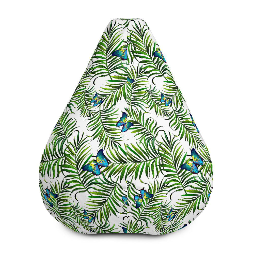 Tropical Butterfly Pattern Print Bean Bag Cover