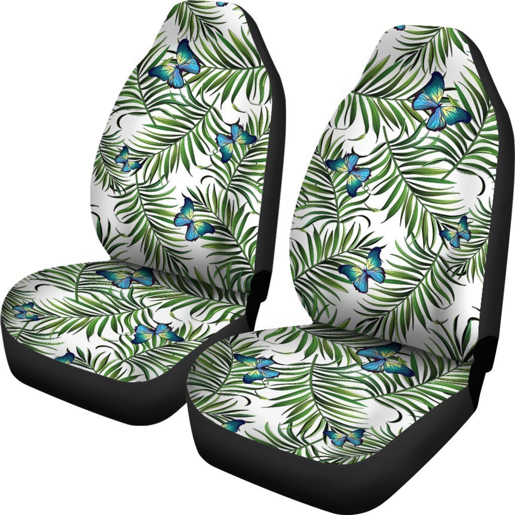 Tropical Butterfly Pattern Print Universal Fit Car Seat Covers