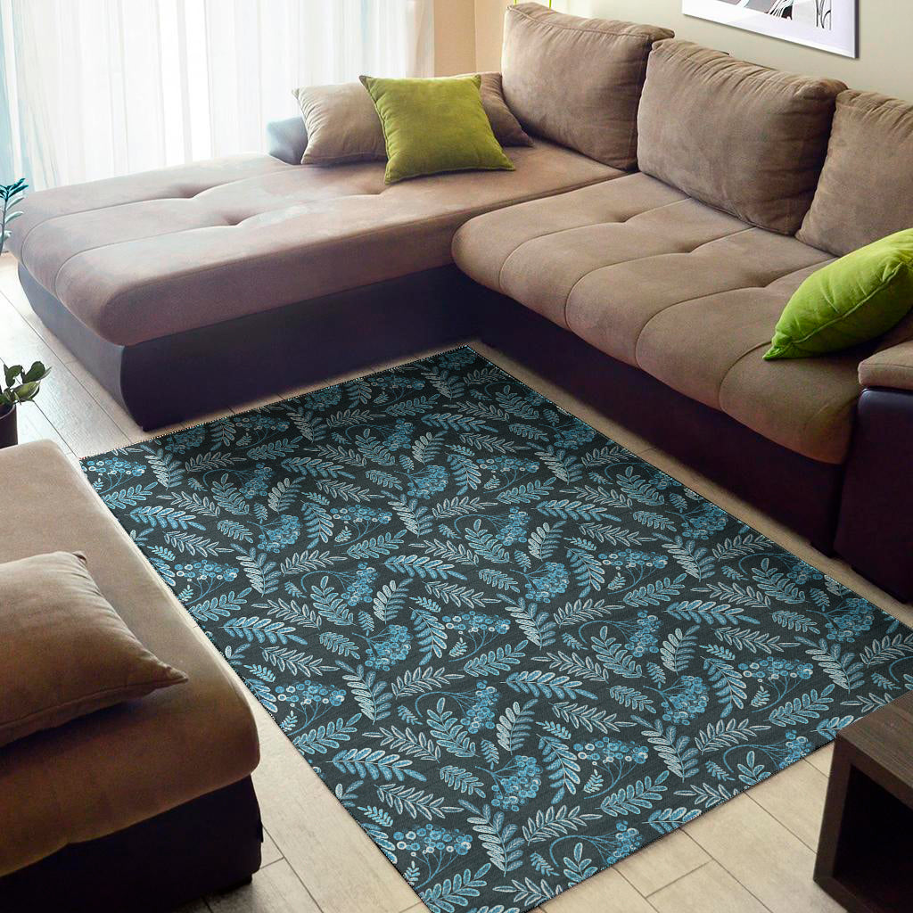 Tropical Denim Jeans Pattern Print Area Rug