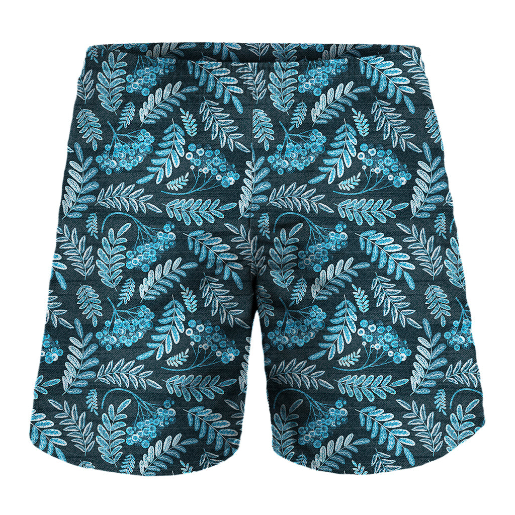 Tropical Denim Jeans Pattern Print Men's Shorts