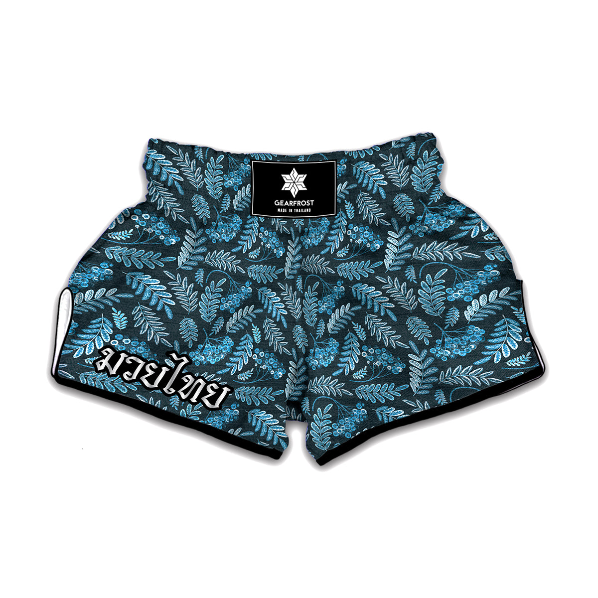 Tropical Denim Jeans Pattern Print Muay Thai Boxing Shorts