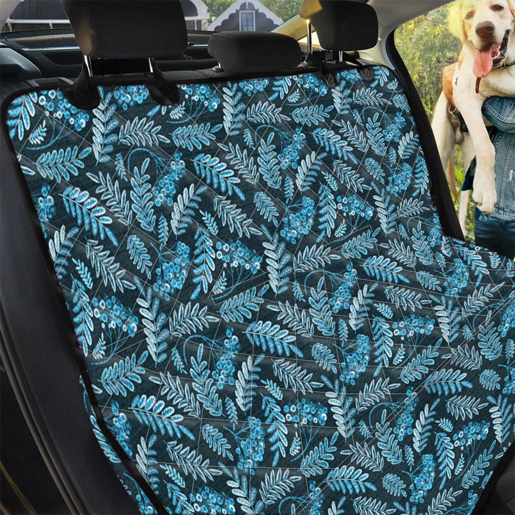 Tropical Denim Jeans Pattern Print Pet Car Back Seat Cover