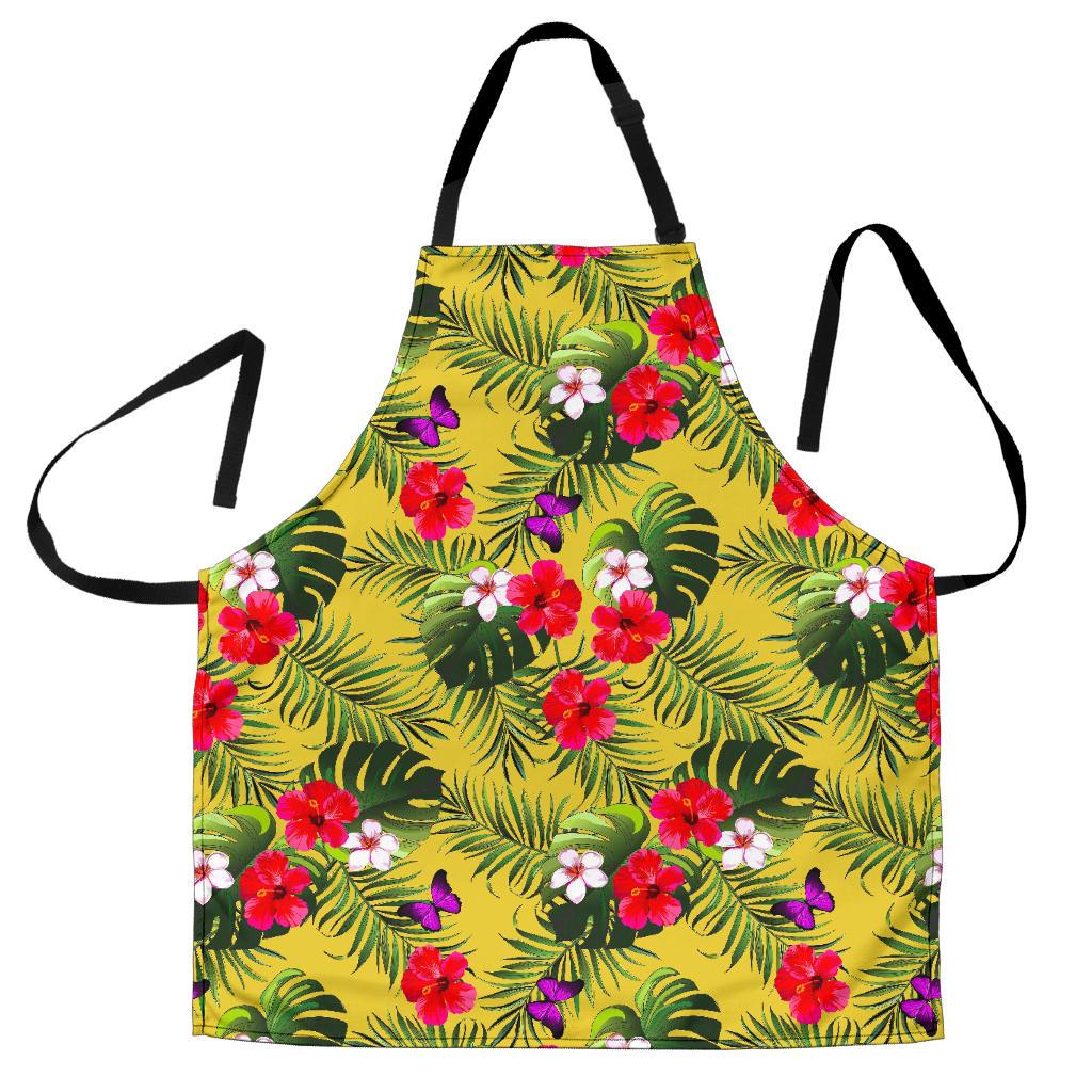 Tropical Exotic Hawaiian Pattern Print Men's Apron