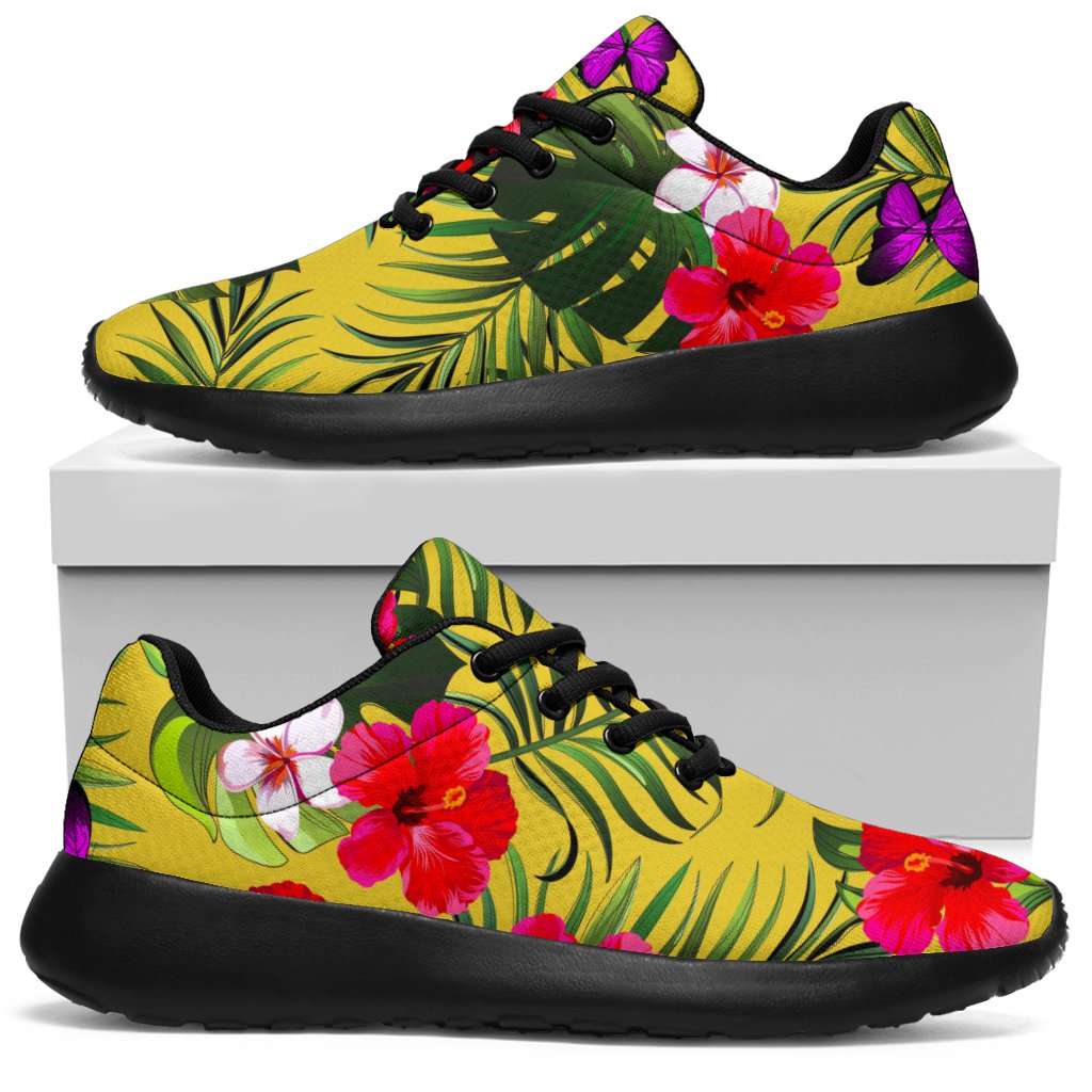 Tropical Exotic Hawaiian Pattern Print Sport Sneakers