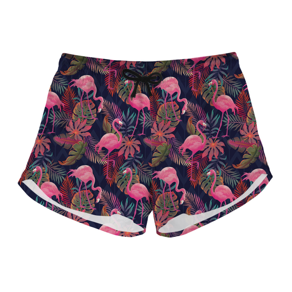 Tropical Flamingo Aloha Pattern Print Women's Shorts