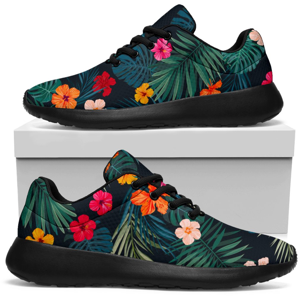 Tropical Flowers Hawaii Pattern Print Sport Sneakers