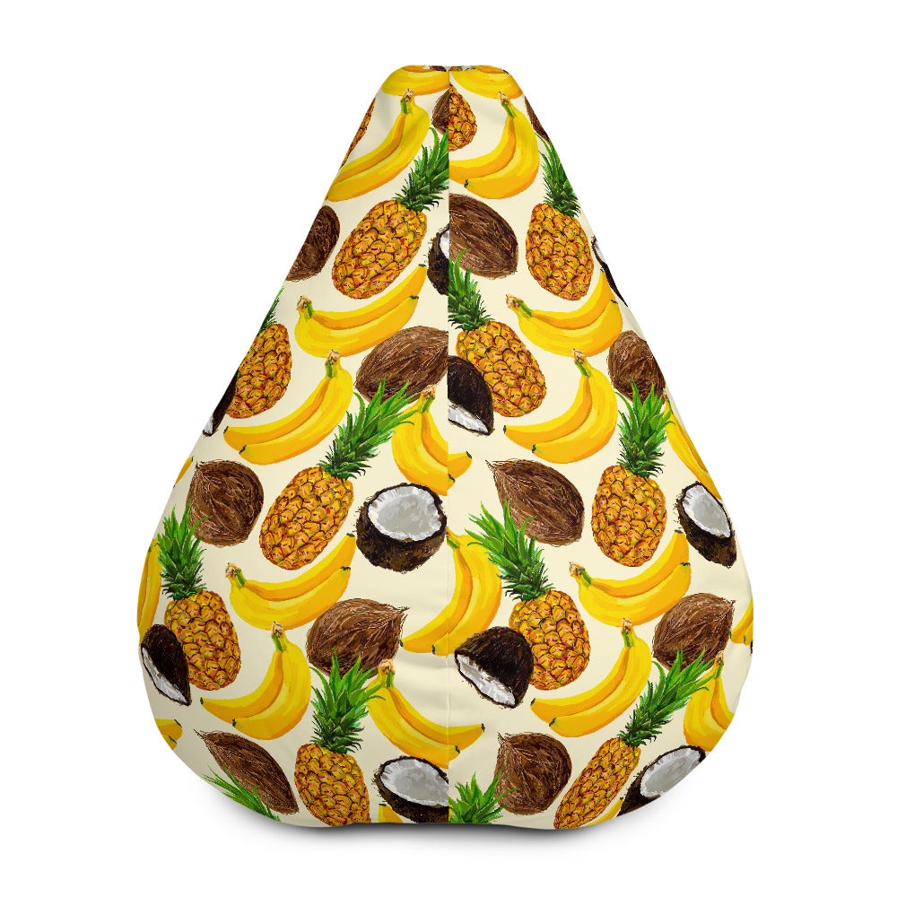 Tropical Fruits Pattern Print Bean Bag Cover