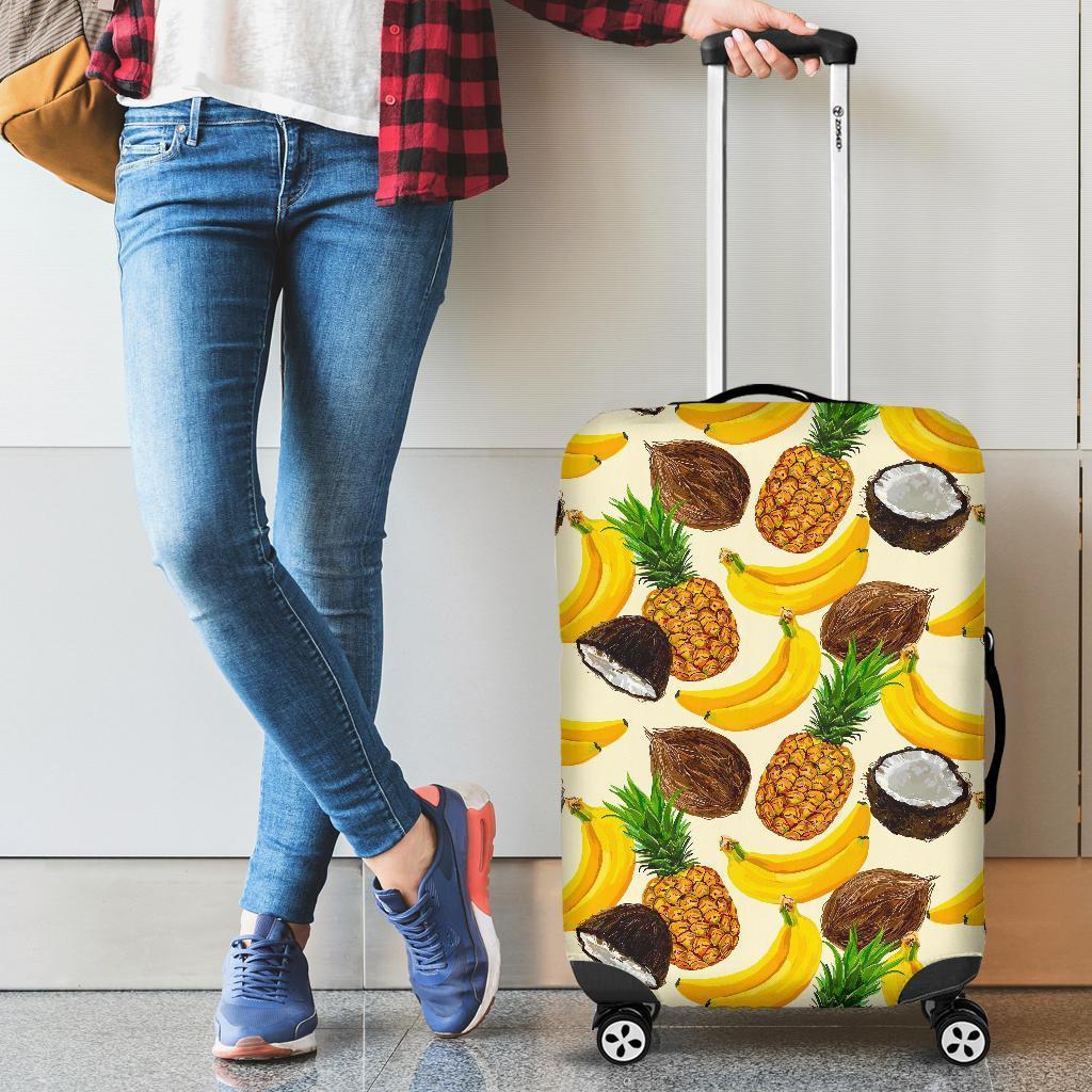 Tropical Fruits Pattern Print Luggage Cover