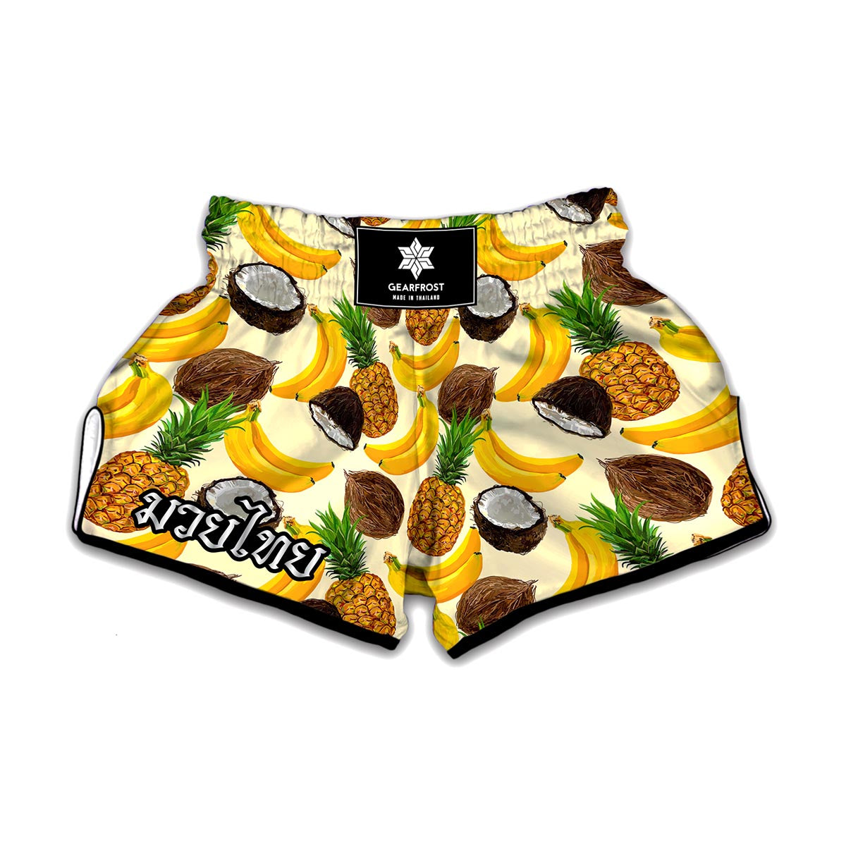 Tropical Fruits Pattern Print Muay Thai Boxing Shorts