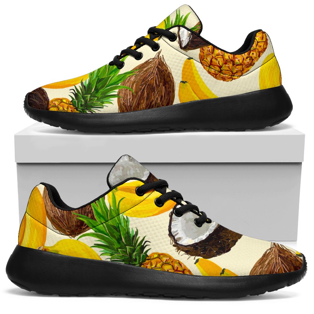 Tropical Fruits Pattern Print Sport Sneakers