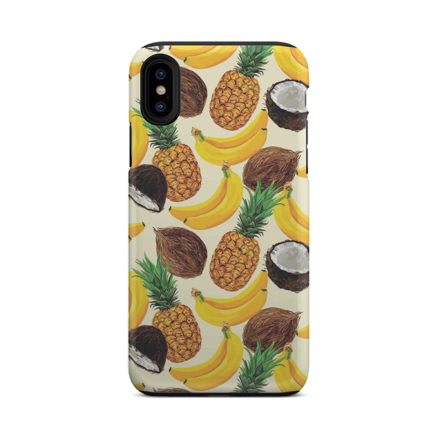 Tropical Fruits Pattern Print Tough Phone Case