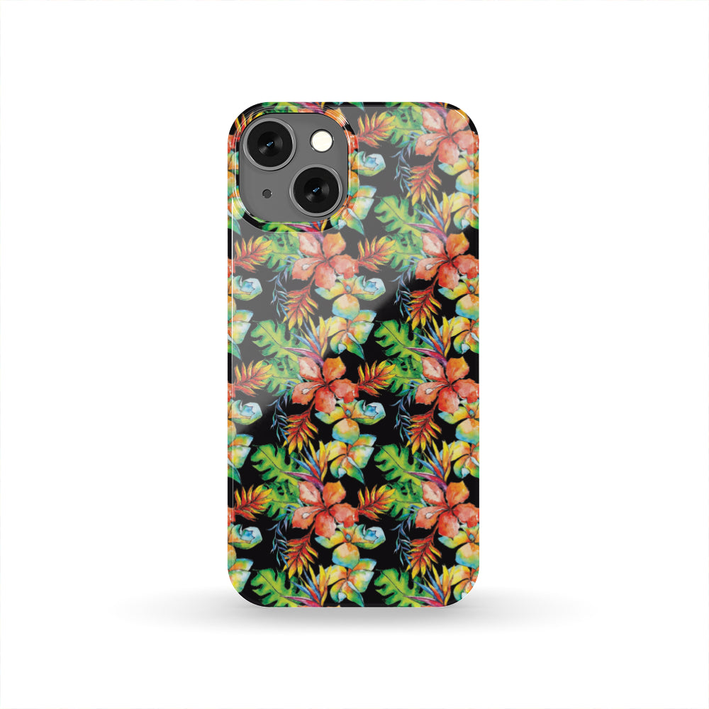 Tropical Hawaii Flowers Pattern Print Phone Case