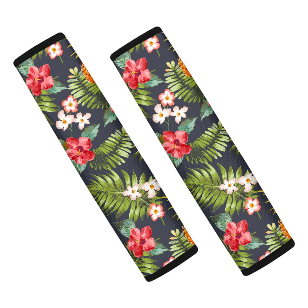 Tropical Hawaii Pineapple Pattern Print Car Seat Belt Covers