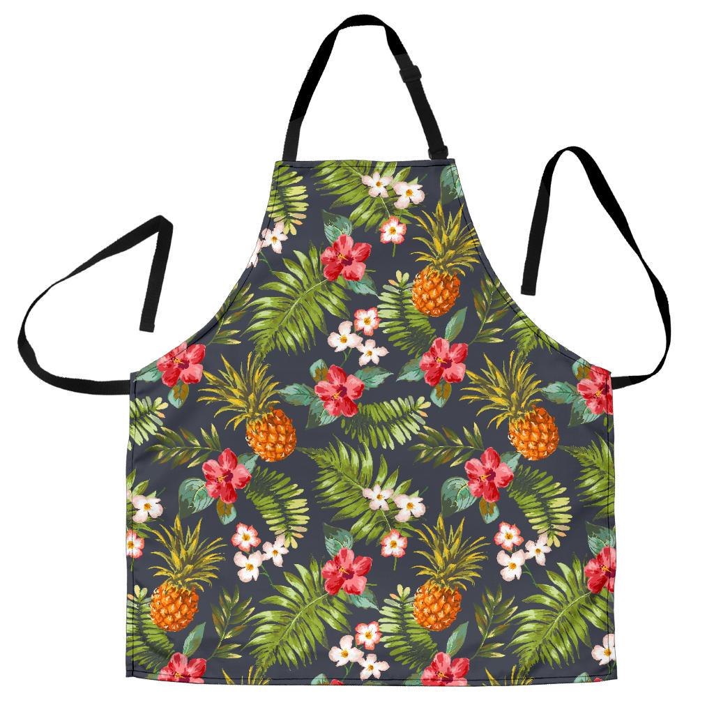 Tropical Hawaii Pineapple Pattern Print Men's Apron