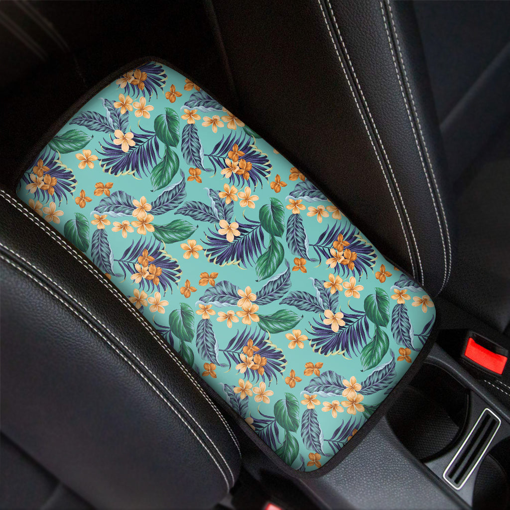 Vintage Hawaiian Aloha Pattern Print Car Center Console Cover