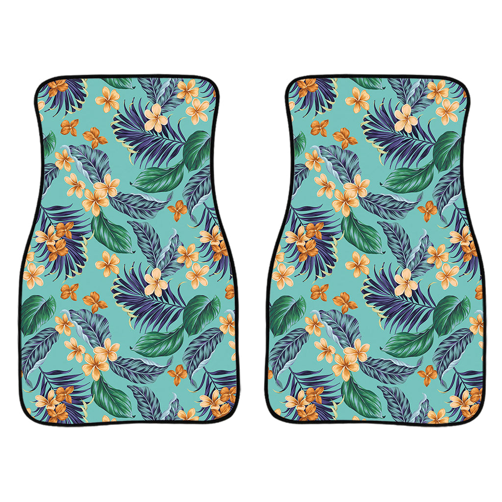 Vintage Hawaiian Aloha Pattern Print Front Car Floor Mats