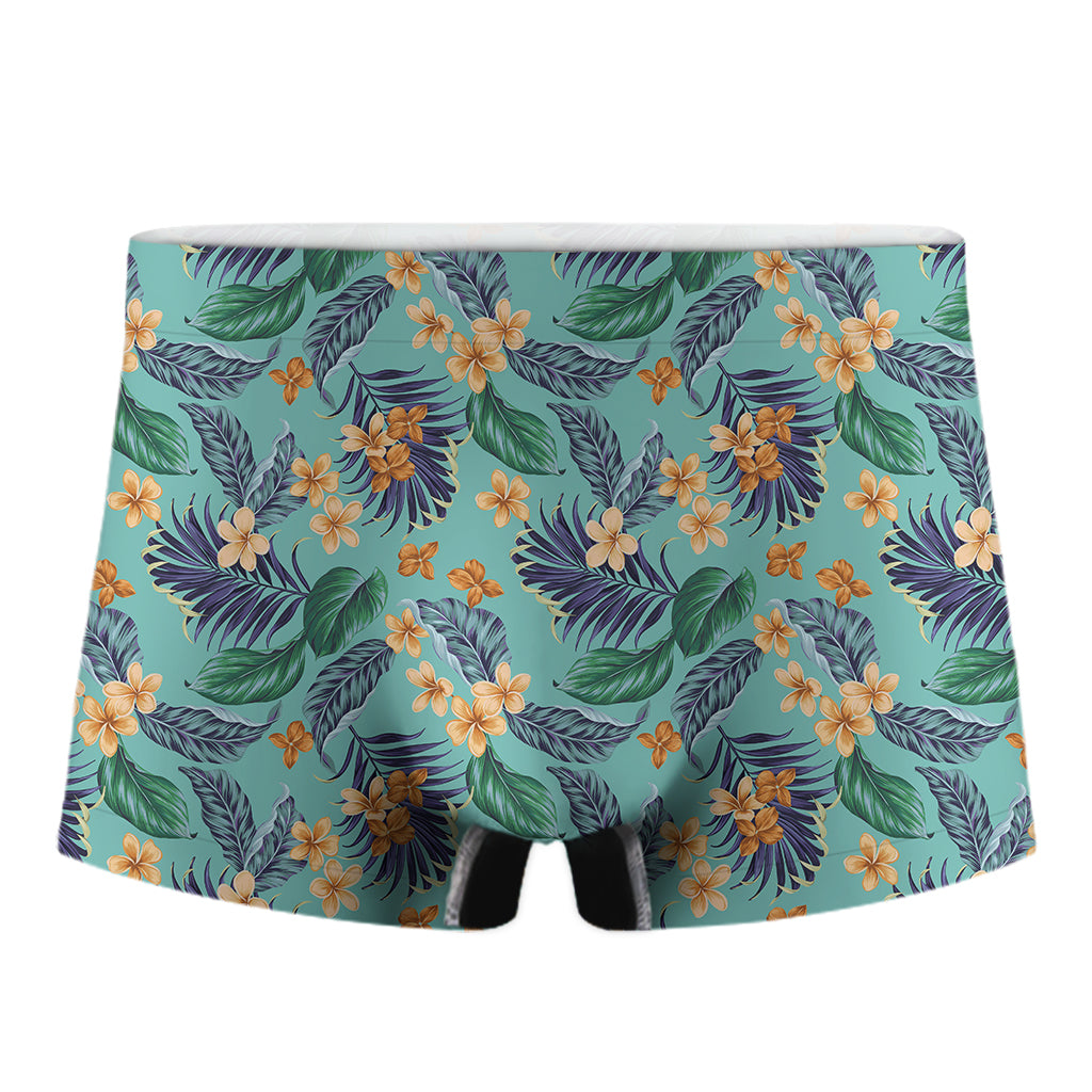 Vintage Hawaiian Aloha Pattern Print Men's Boxer Briefs