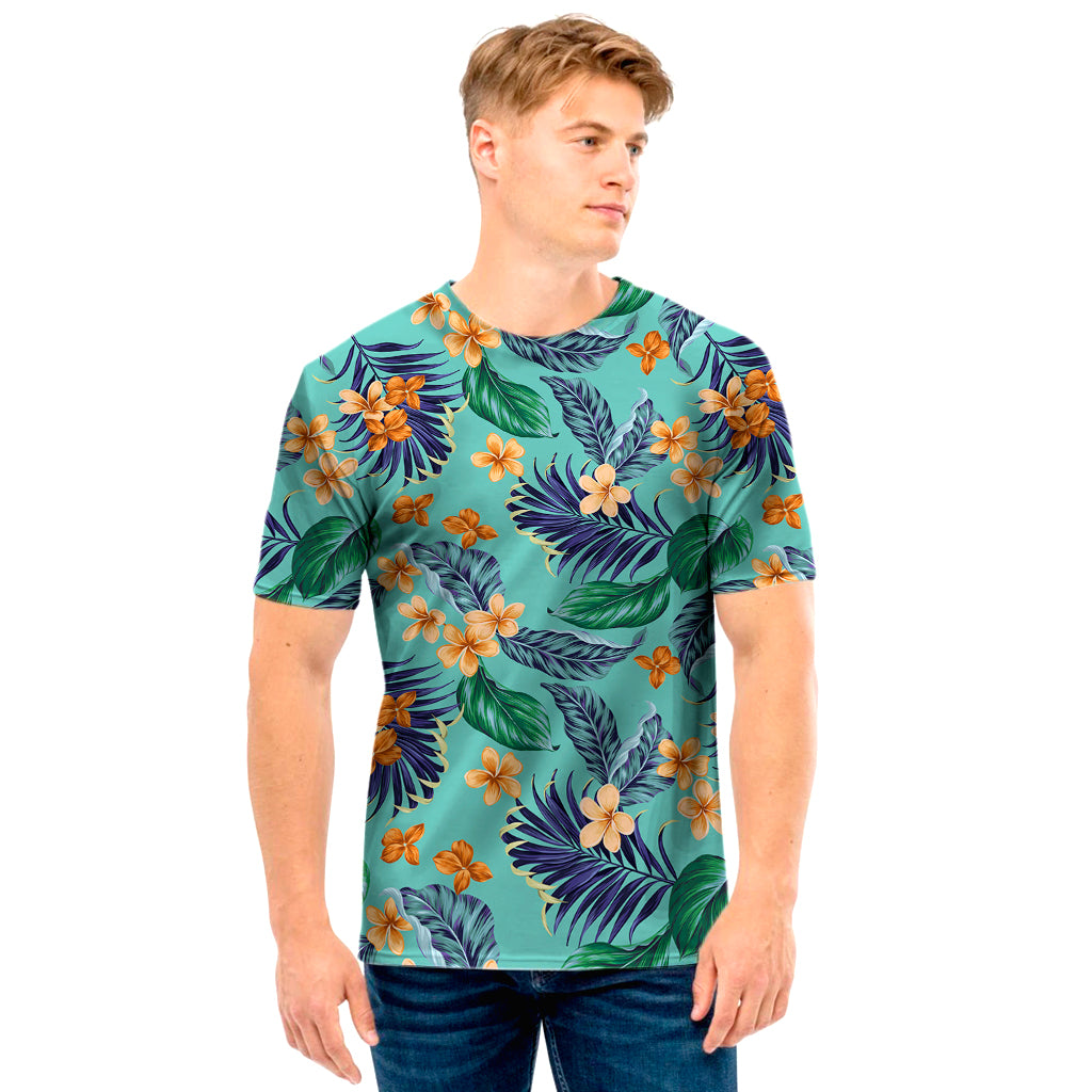 Vintage Hawaiian Aloha Pattern Print Men's T-Shirt