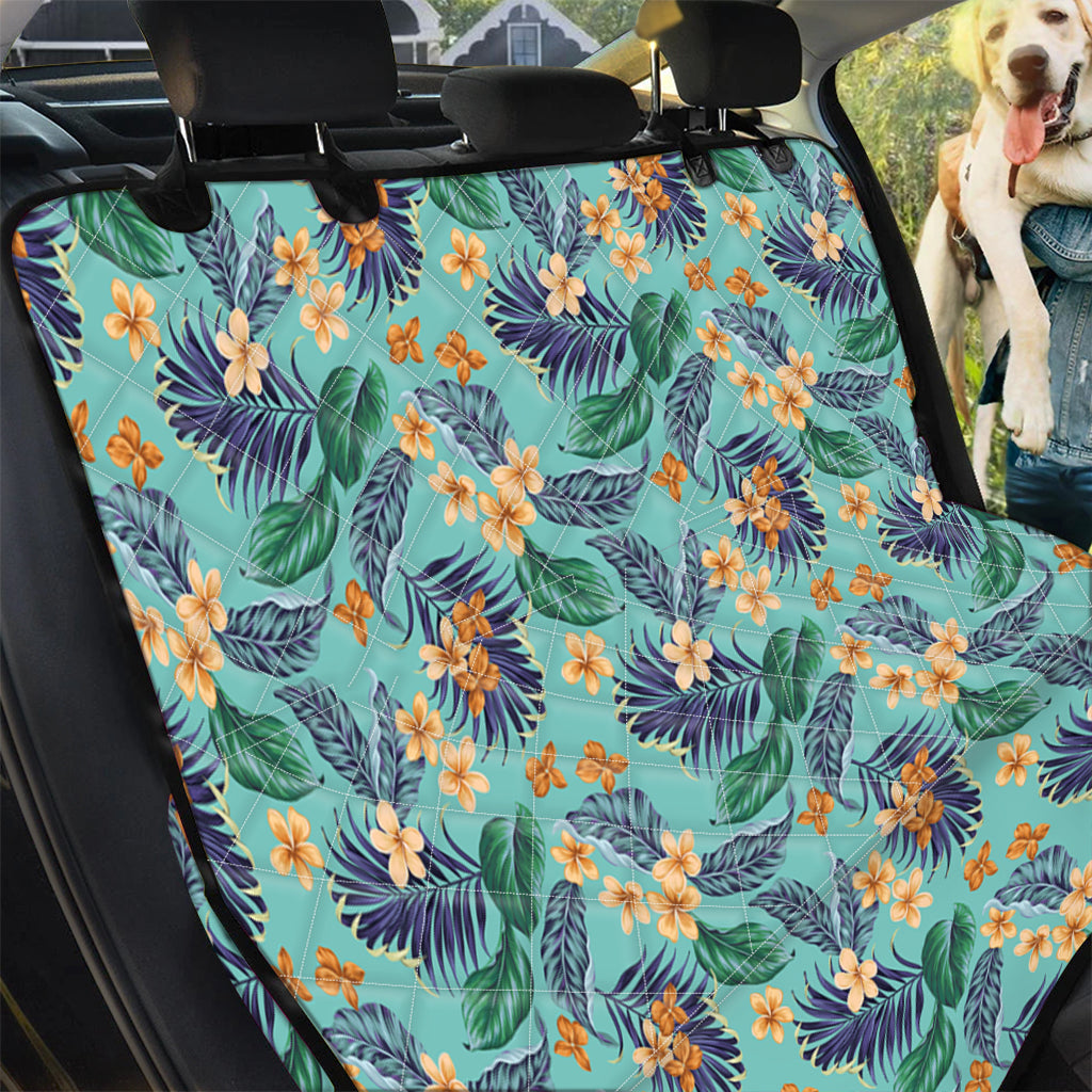 Vintage Hawaiian Aloha Pattern Print Pet Car Back Seat Cover