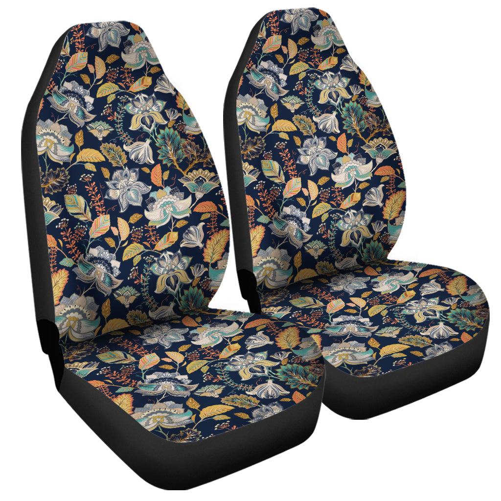 Vintage Indian Floral Pattern Print Universal Fit Car Seat Covers