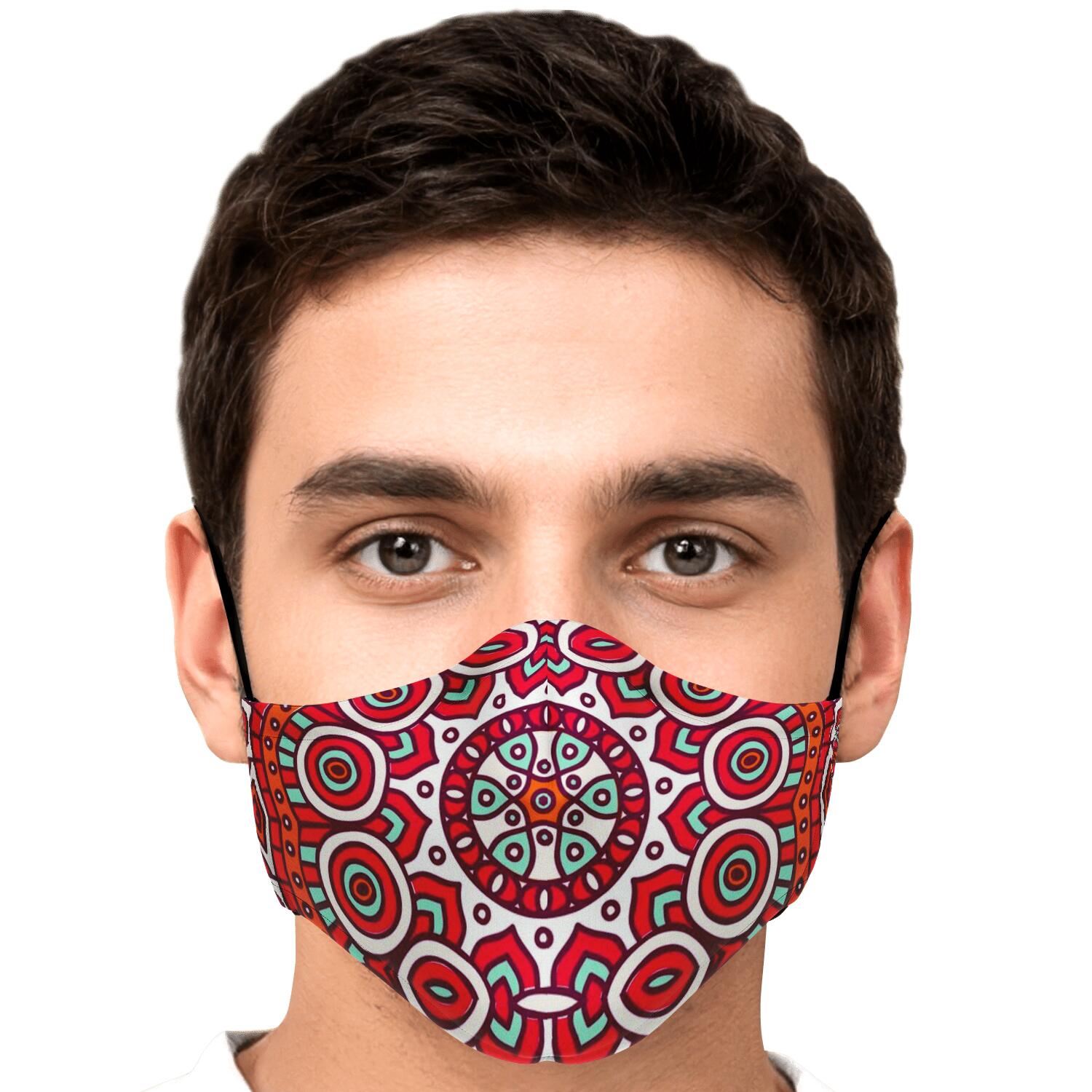 Vintage Indian Mandala Print Face Mask