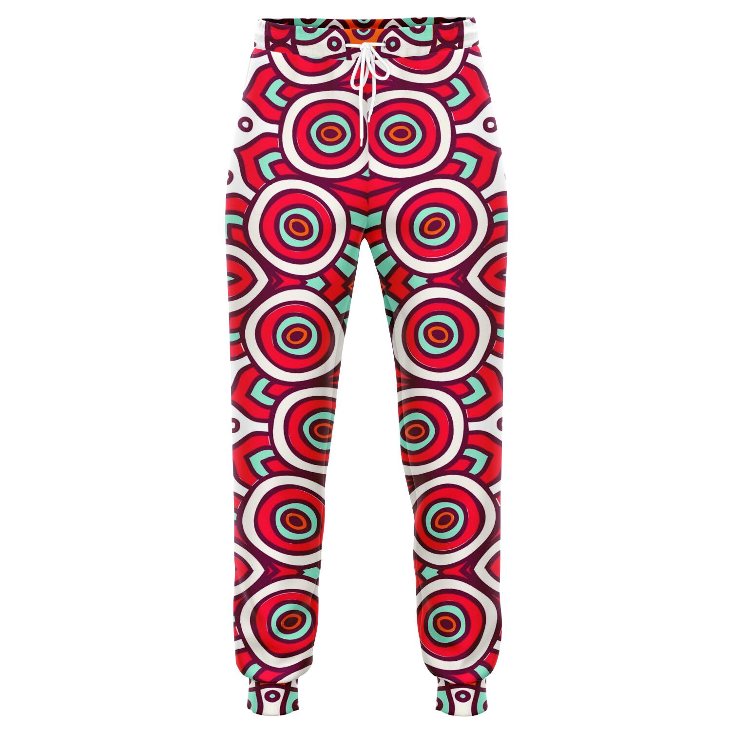 Vintage Indian Mandala Print Jogger Pants