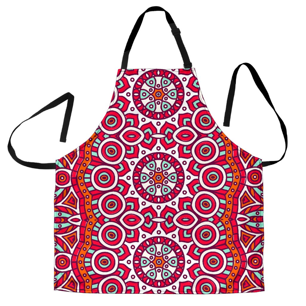 Vintage Indian Mandala Print Men's Apron