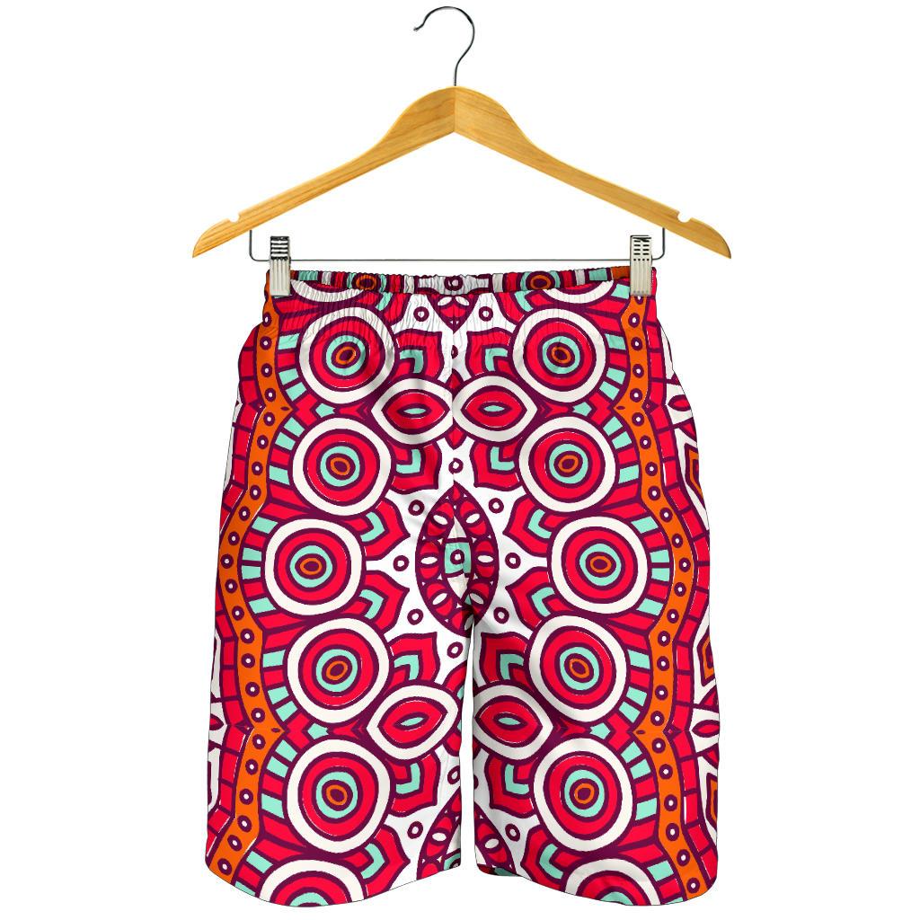 Vintage Indian Mandala Print Men's Shorts