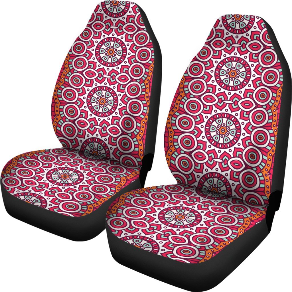 Vintage Indian Mandala Print Universal Fit Car Seat Covers