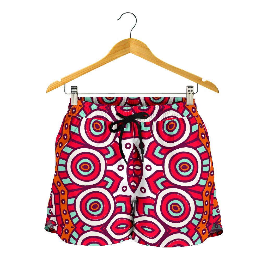 Vintage Indian Mandala Print Women's Shorts