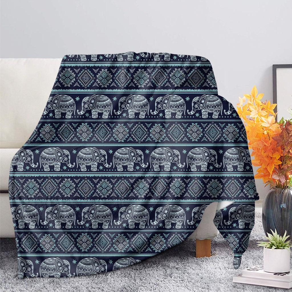 Vintage Indian Tribal Pattern Print Blanket