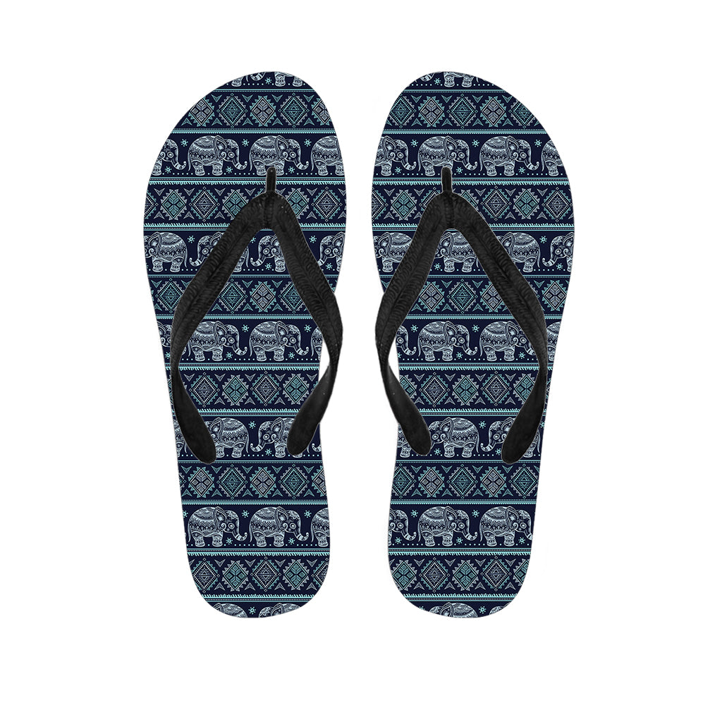 Vintage Indian Tribal Pattern Print Flip Flops