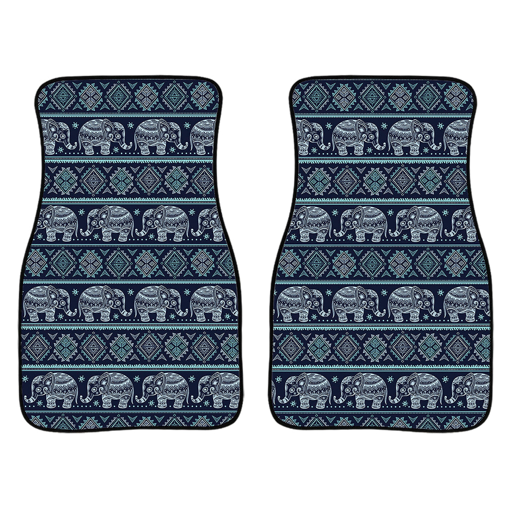 Vintage Indian Tribal Pattern Print Front Car Floor Mats