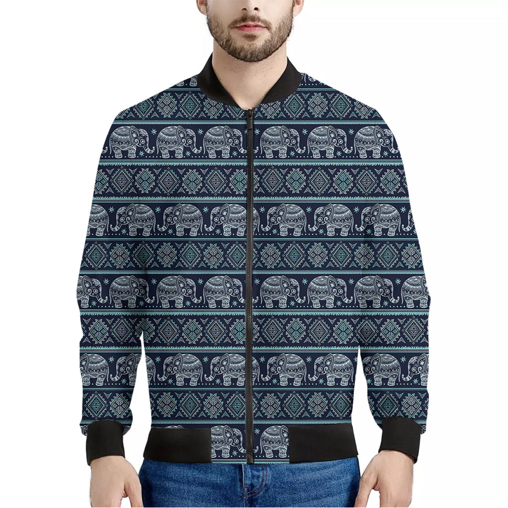 Vintage Indian Tribal Pattern Print Men's Bomber Jacket