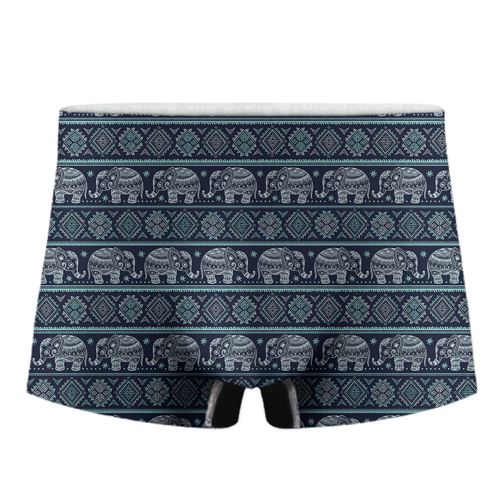 Vintage Indian Tribal Pattern Print Men's Boxer Briefs