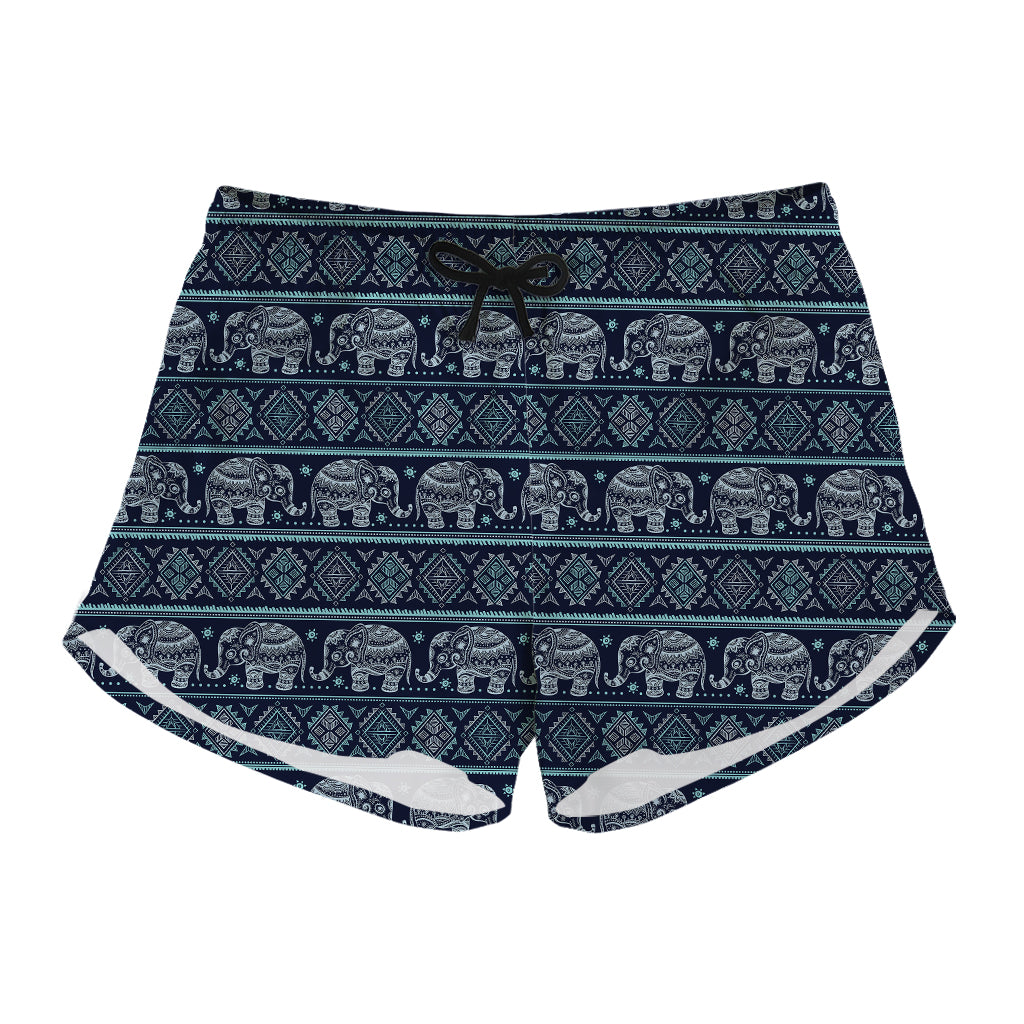 Vintage Indian Tribal Pattern Print Women's Shorts