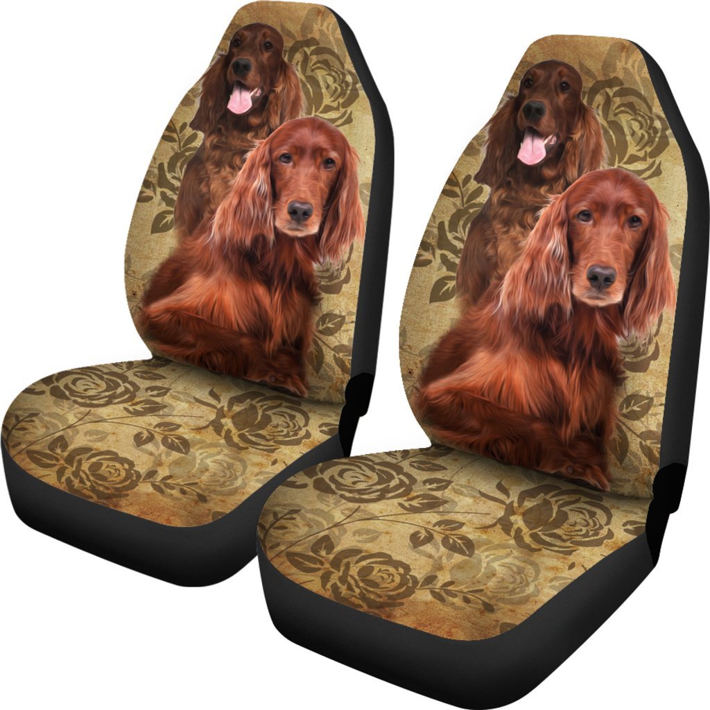 Vintage Irish Setter Universal Fit Car Seat Covers